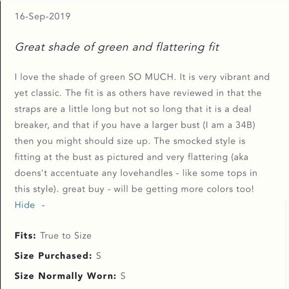 Anthropologie T.La Sivan Smocked Tank - NWT - Picture 7 of 7